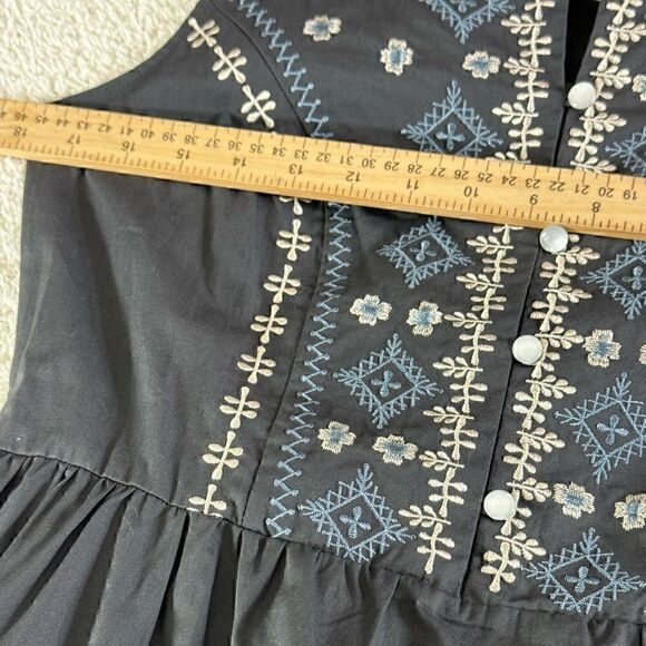 La Bellum Hillary scott Dress Womens Size Xs Maxi Embroidered Boho Minimalist - Picture 6 of 10